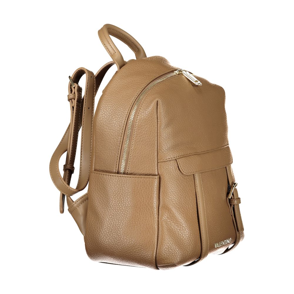 Mario Valentino Brown Polyethylene Backpack