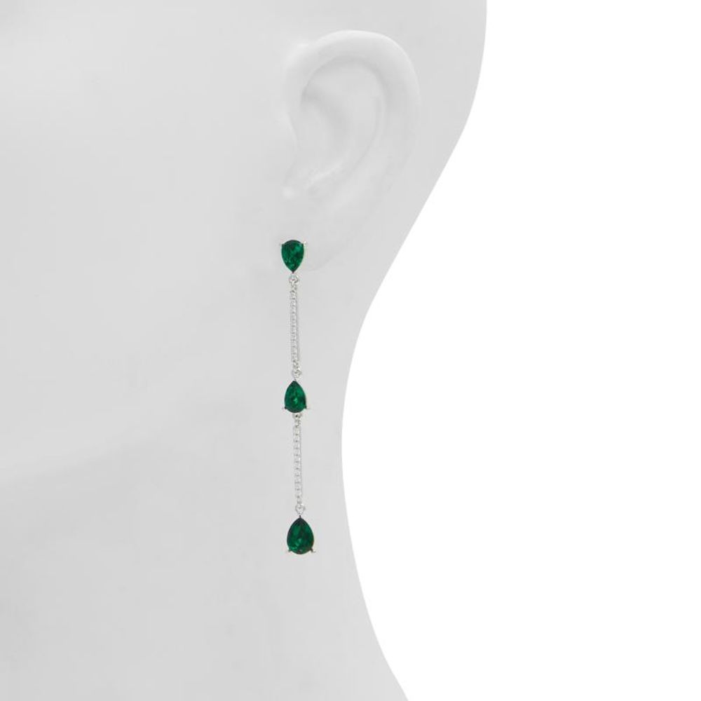 ALDO Green Elastane Earrings