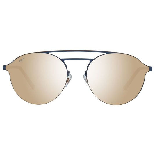 WEB EYEWEAR Blue Metal Sunglasses