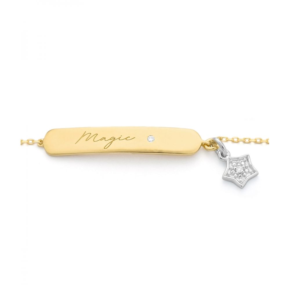 SECRECY Gold Silver Bracelet