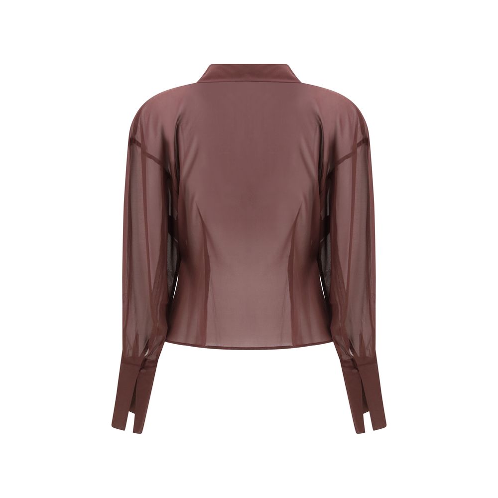 The Andamane Multicolor Silk Blouse