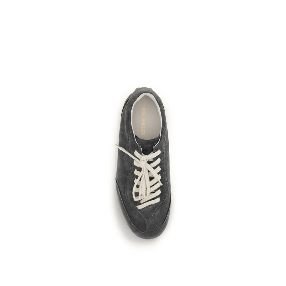 Axel Arigato Gray Calf Leather Bos Taurus Low Top Sneakers