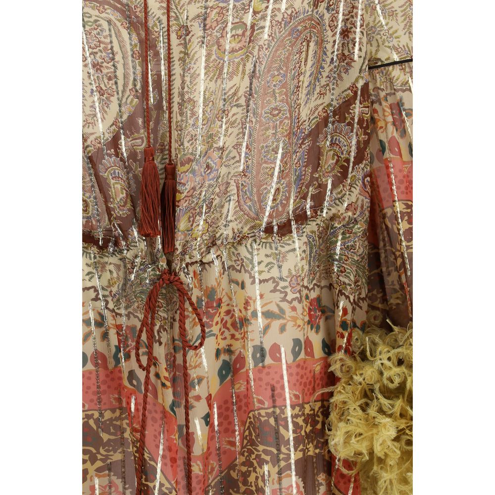 Valentino Multicolor Silk Blouse