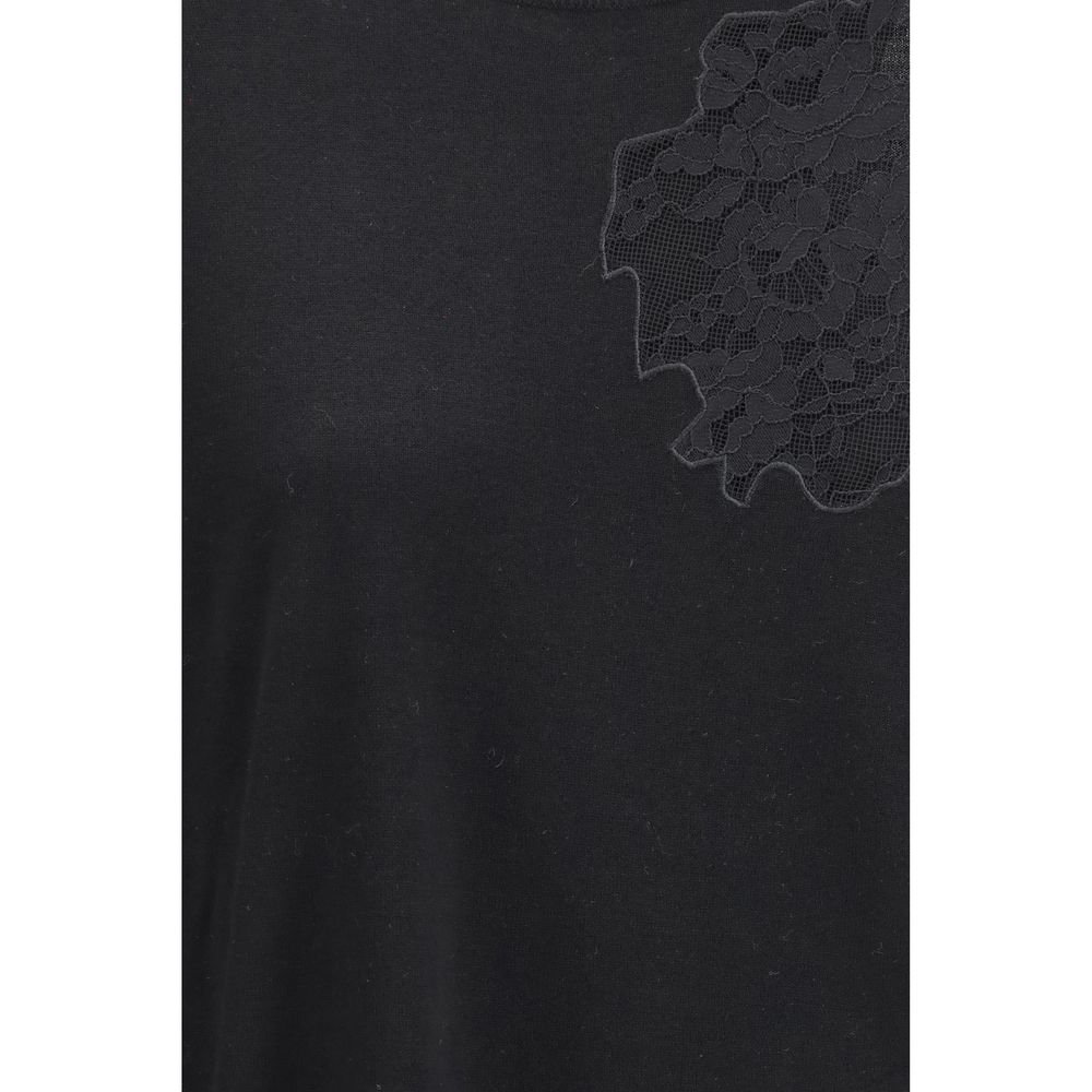 Max Mara Black Silk Sweatshirt