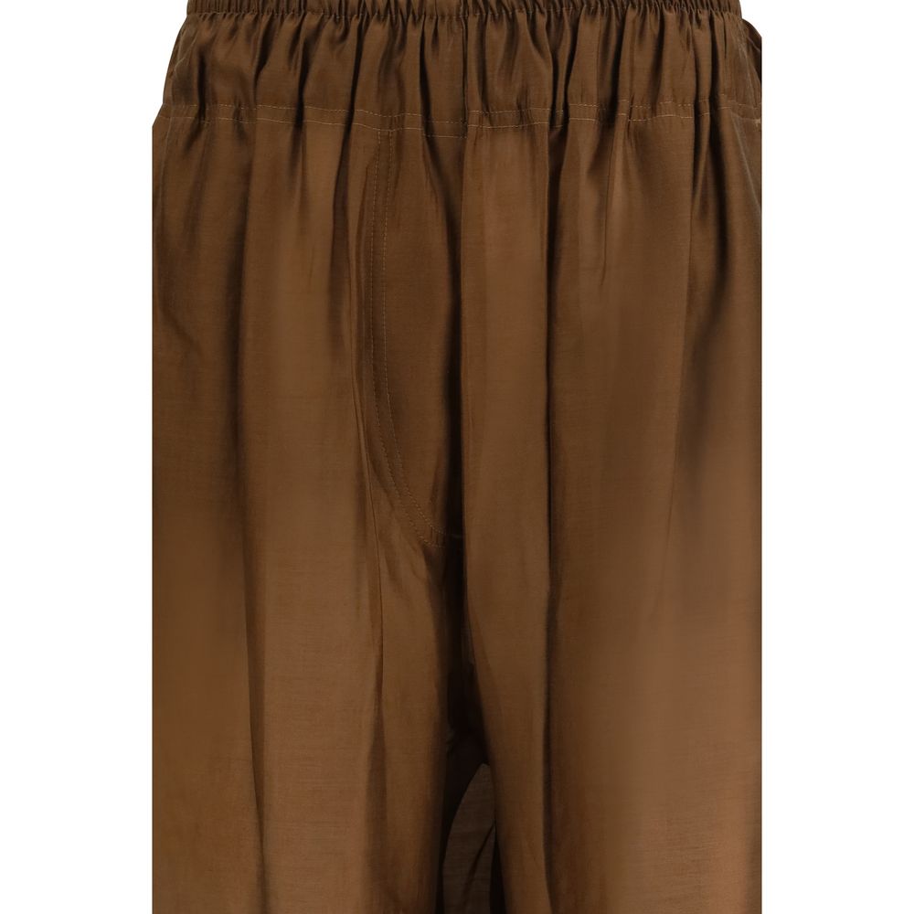 The Latest Brown Lyocell Casual Pants