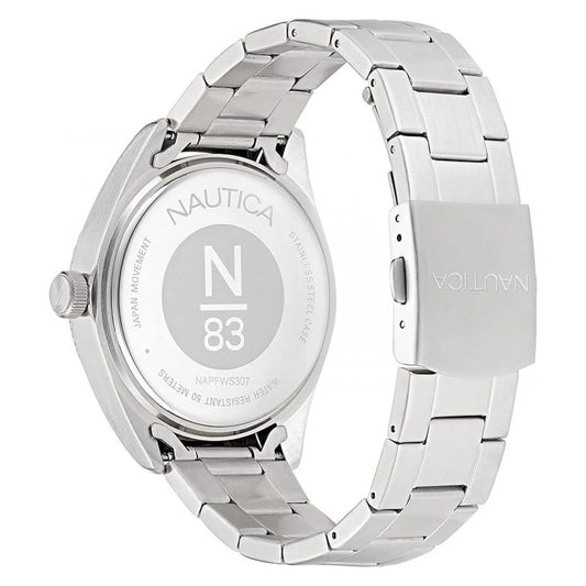 NAUTICA Gray Stainless Steel Dress Watch