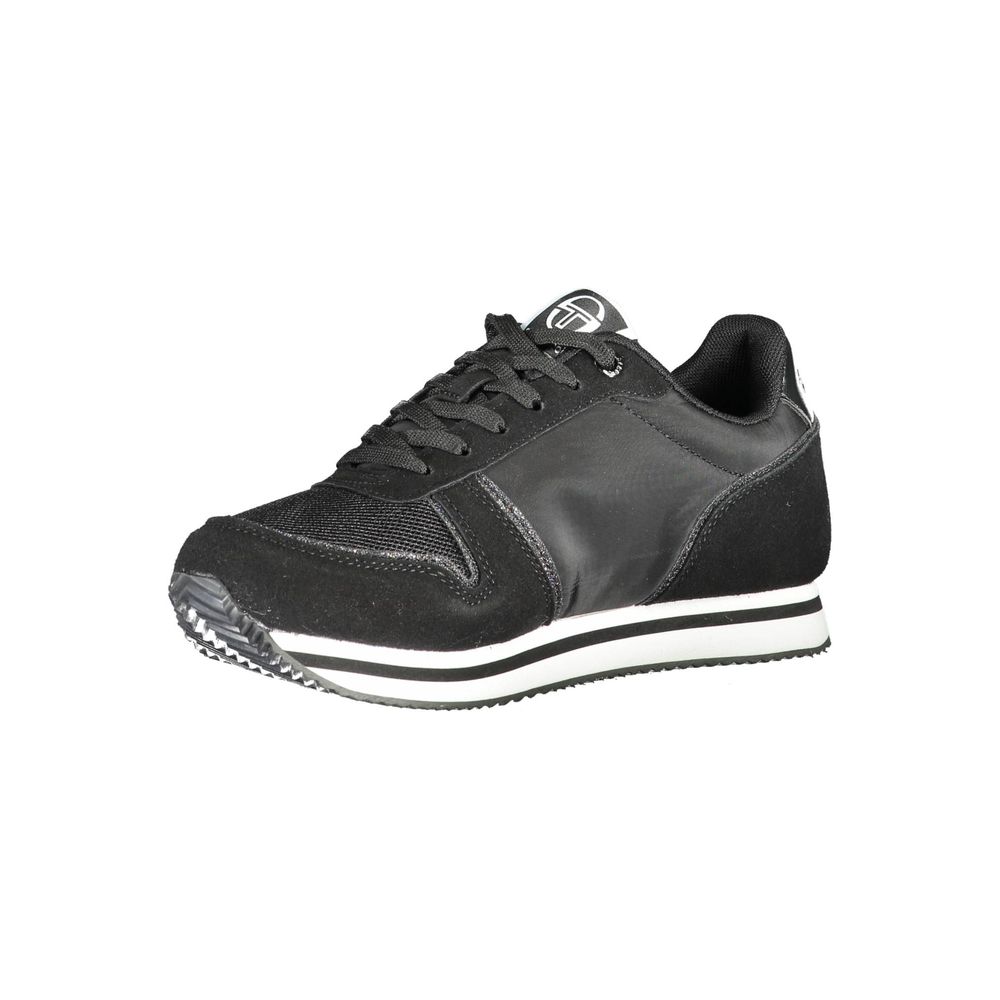 Sergio Tacchini Black Polyurethane Women Sneaker