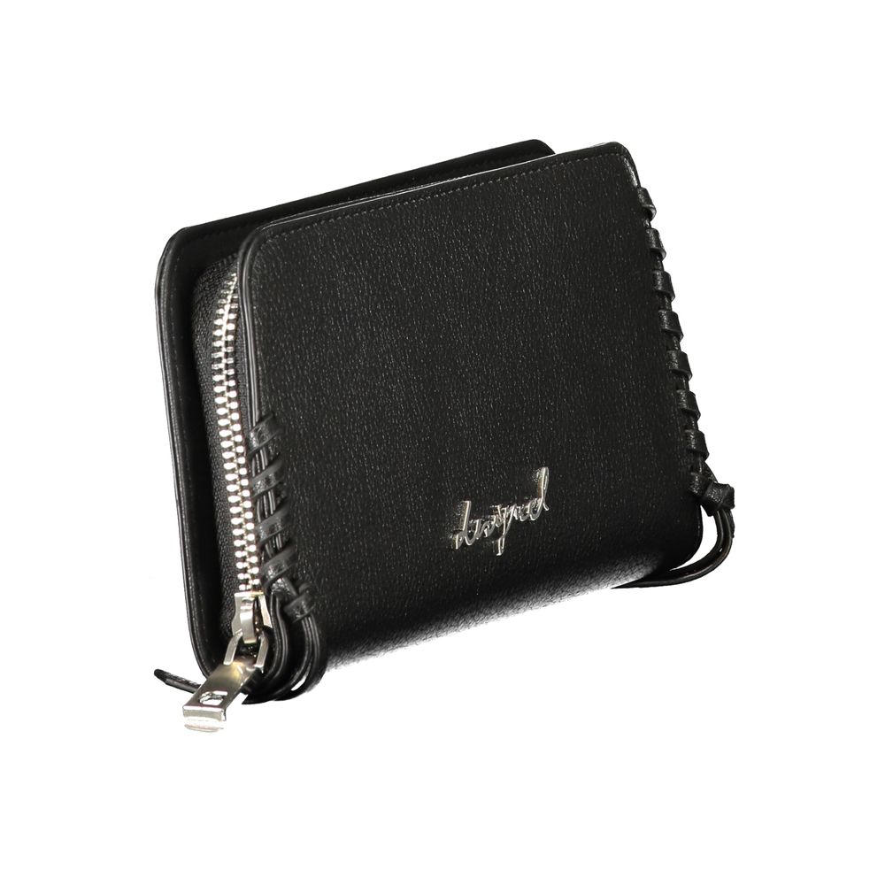 Desigual Black Polyurethane Women Wallet