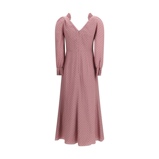 Alessandra Rich Multicolor Silk Casual Dress