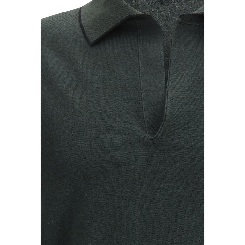 Tom Ford Bicolor Cotton Polo Shirt