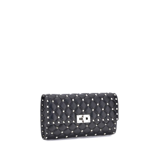 Valentino Garavani Black Lamb Ovis Aries Aries Shoulder Bag