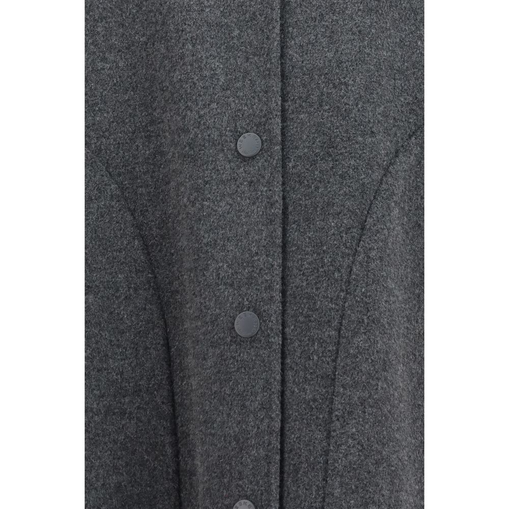 Max Mara Gray Nylon Coat