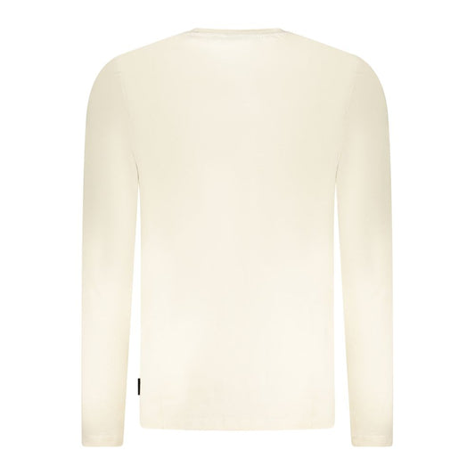 U.S. Grand Beige Cotton Men T-Shirt