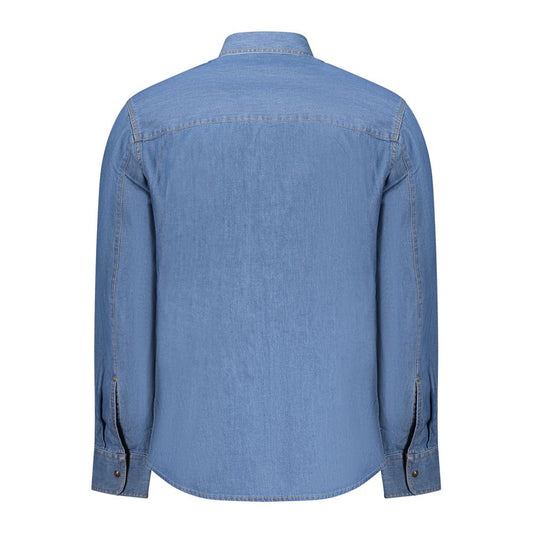 U.S. Grand Polo Blue Cotton Men Shirt