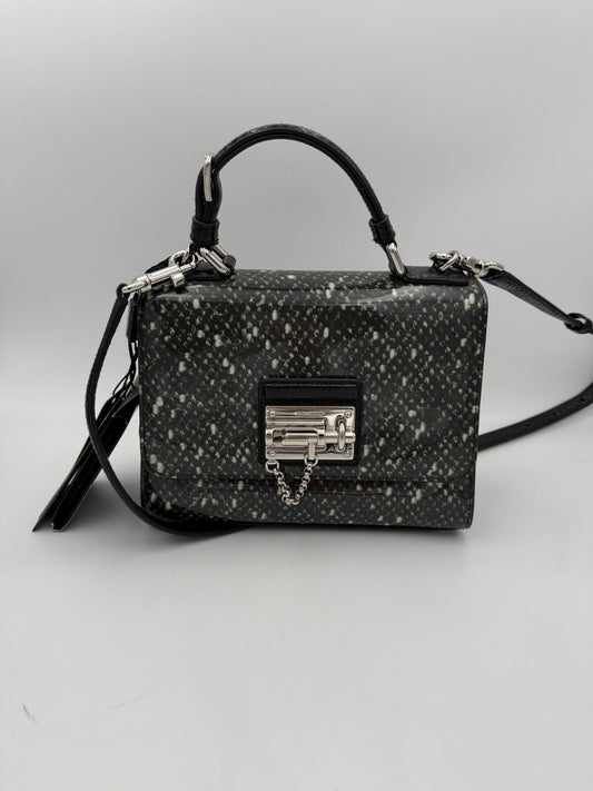 Dolce & Gabbana DOLCE & GABBANA Monica Python and Patent Handbag