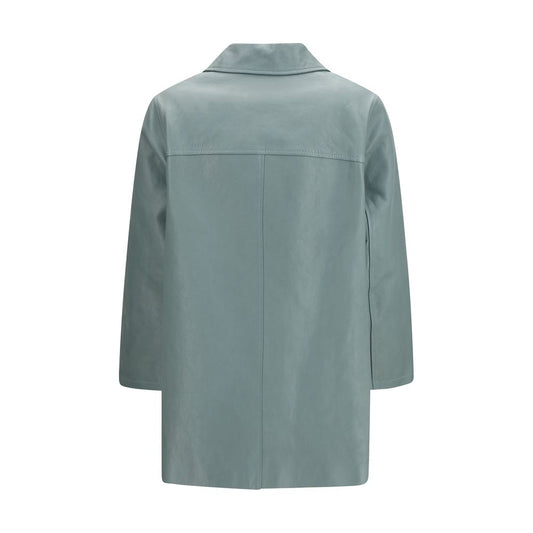 Chloé Blue Lamb Leather Leather Jacket