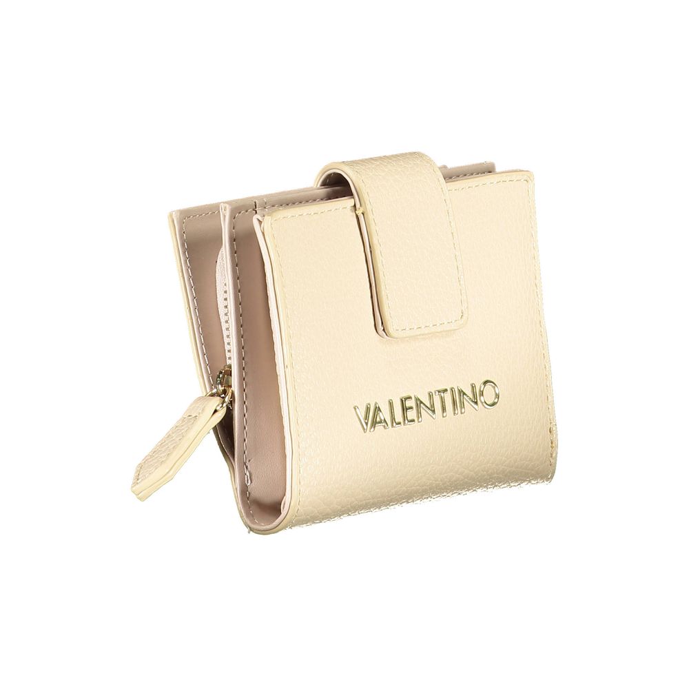 Valentino Beige Polyurethane Women's Wallet