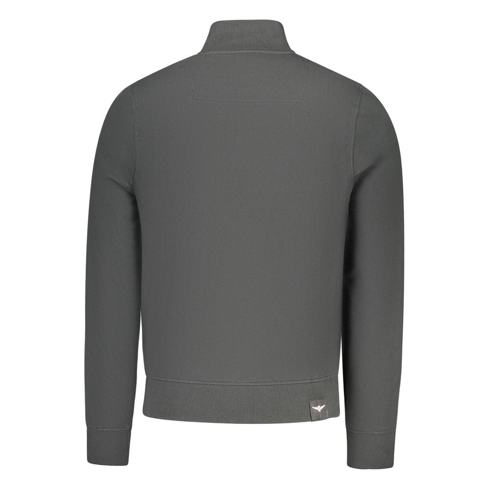 Accademia Militare Black Cotton Sweatshirt