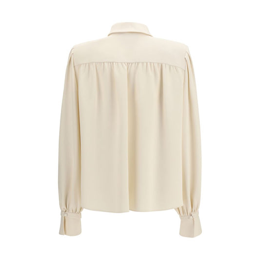 Valentino Garavani Beige Silk Shirt