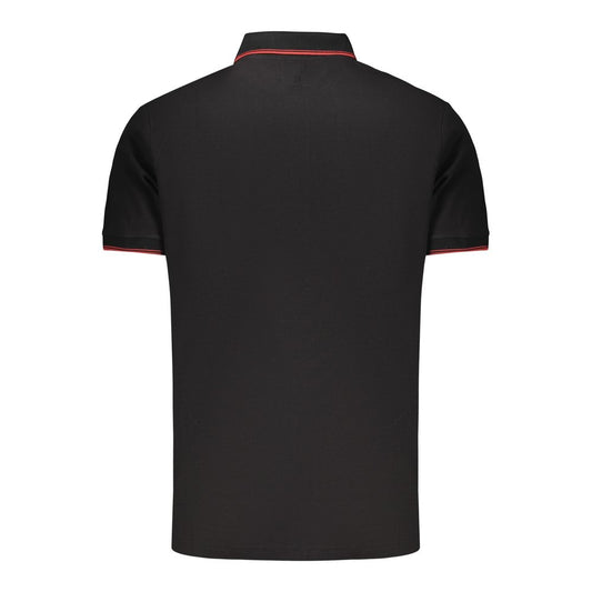 U.S. Grand Polo Black Cotton Men Polo