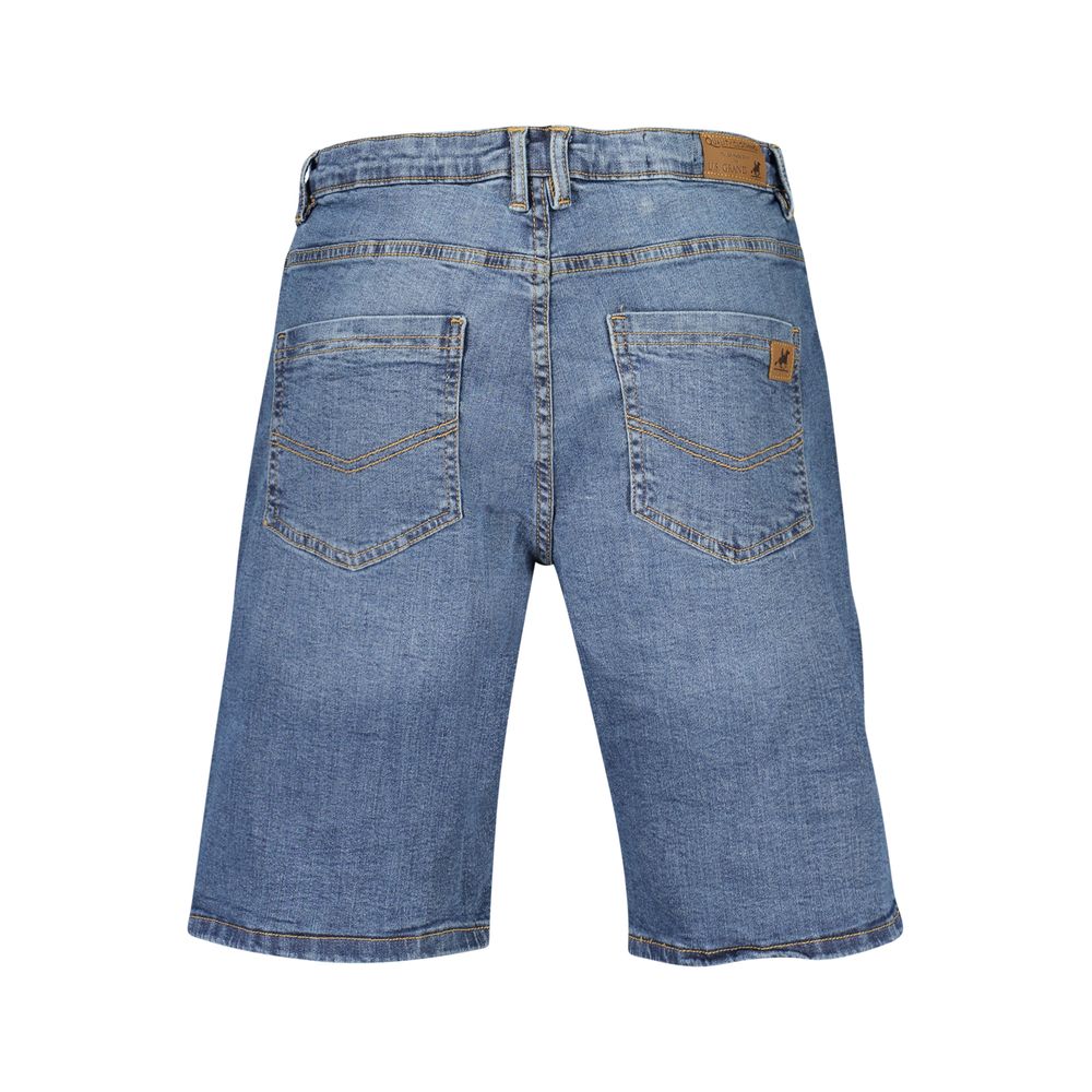 U.S. Grand Polo Blue Cotton Mens Short