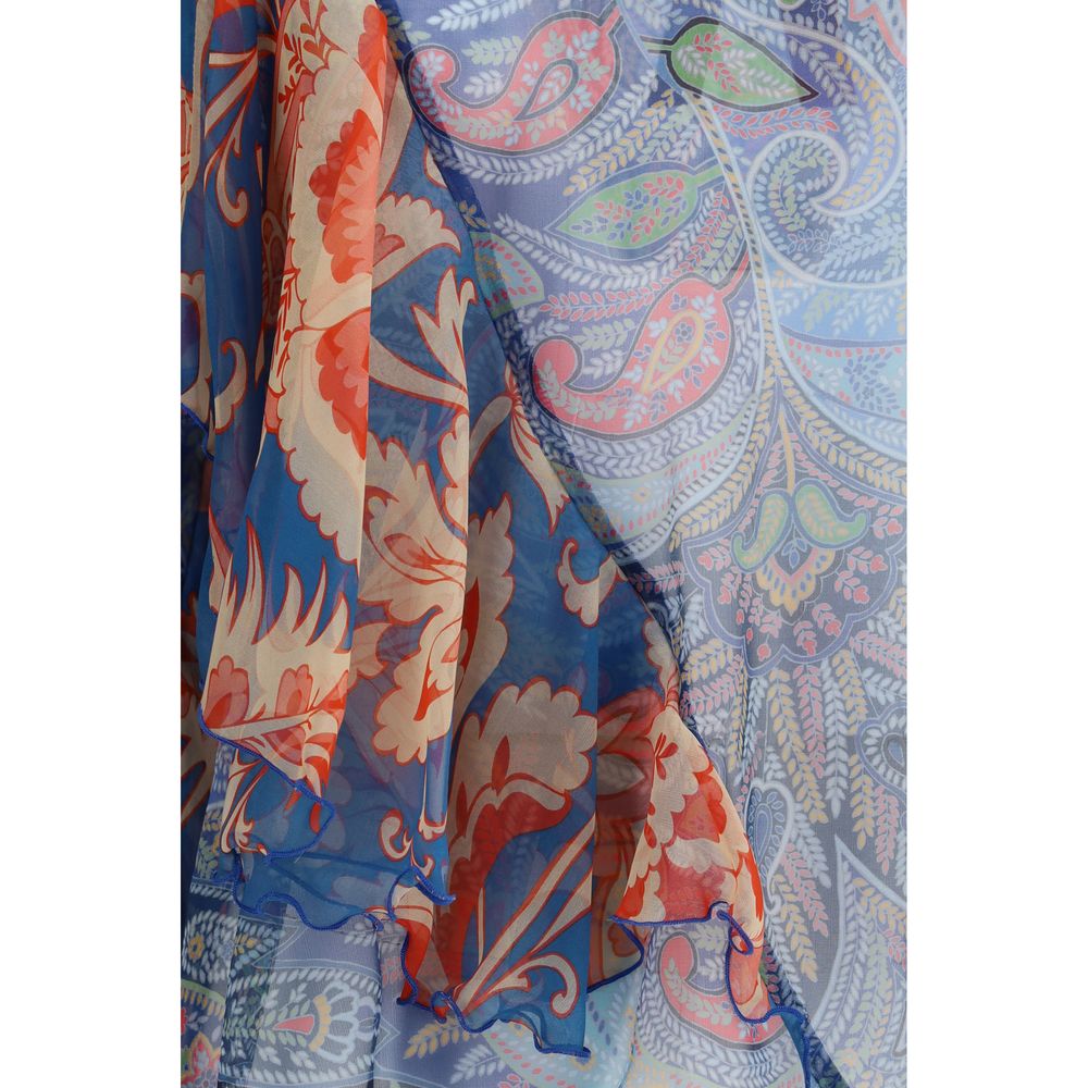 Etro Multicolor Silk Shirt