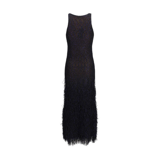 Giorgio Armani Blue Polyamide Cocktail Dress
