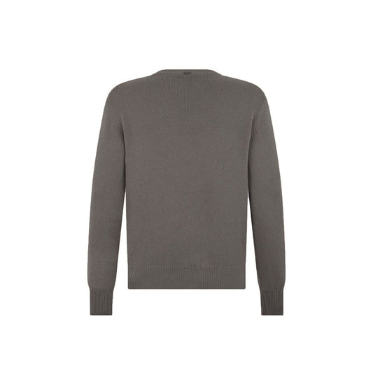 Herno Gray Cashmere Sweater