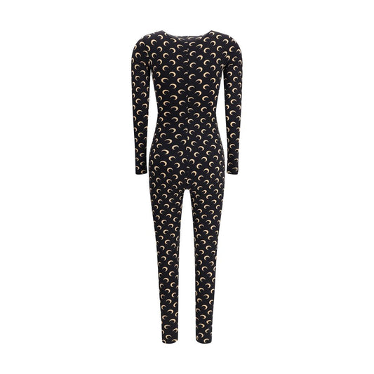 Marine Serre Brown Polyamide Jumpsuit