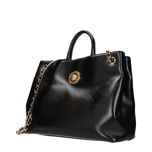 Versace Black Leather Handbag