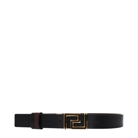 Versace Brown Leather Regular Belt