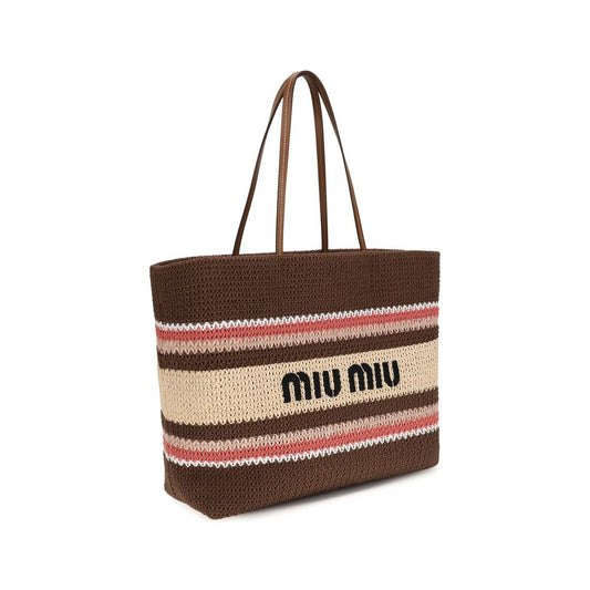 Miu Miu Multicolor Fabric Shoulder Bag