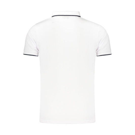 Lotto White Polyester Men's Polo Shirt