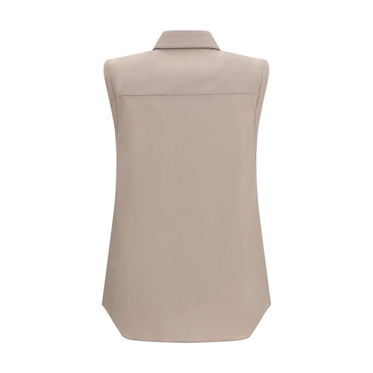 Brunello Cucinelli Beige Cotton Shirt