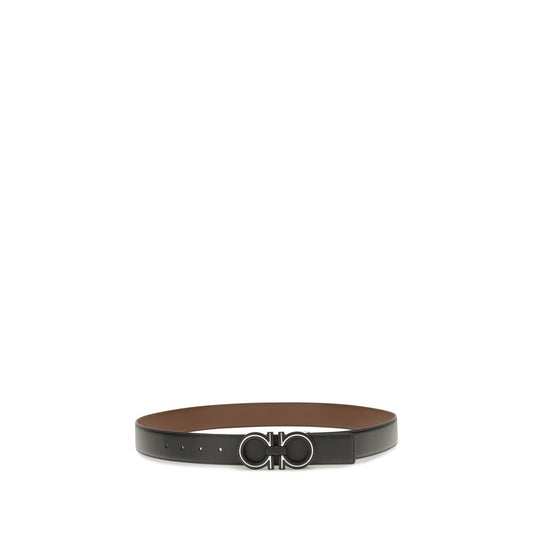 Ferragamo Blue Calf Leather Bos Taurus Regular Belt
