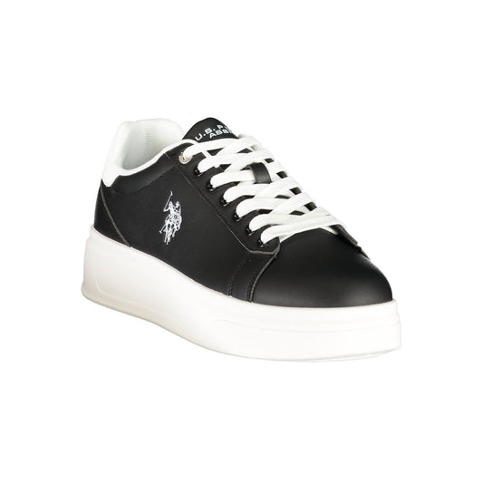 U.S. POLO ASSN. Black Polyester Athletic Sneakers