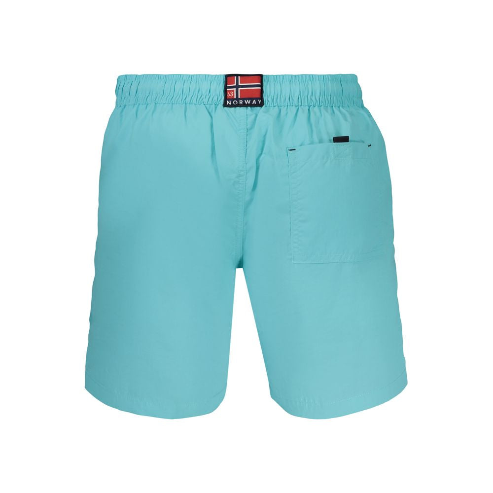Norway 1963 Blue Polyamide Swim Shorts