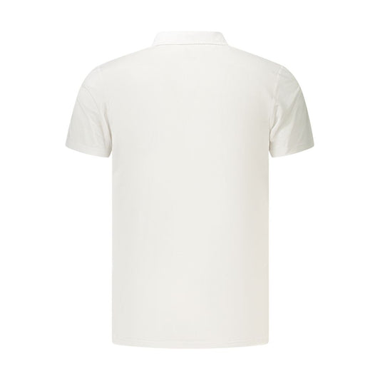 Lotto White Polyester Men's Polo Shirt