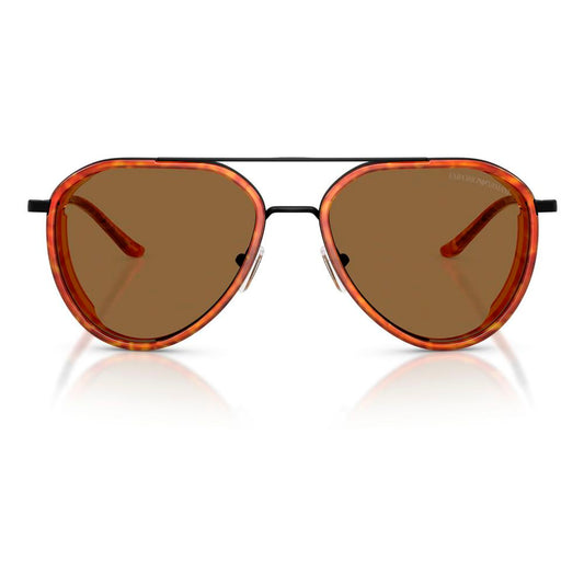Emporio Armani Black Metal Sunglasses