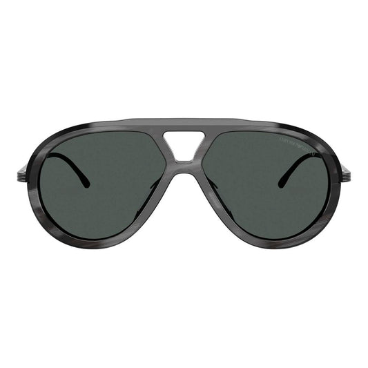 Emporio Armani Gray Acetate Sunglasses