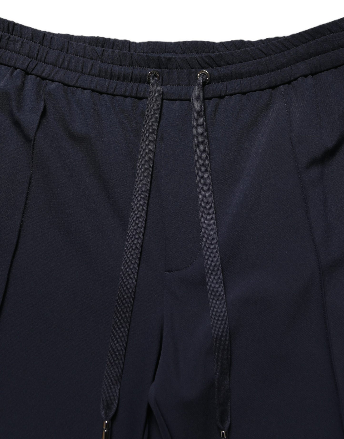Dolce & Gabbana Dark Blue Drawstring Nylon Jogger Sweatpants Pants