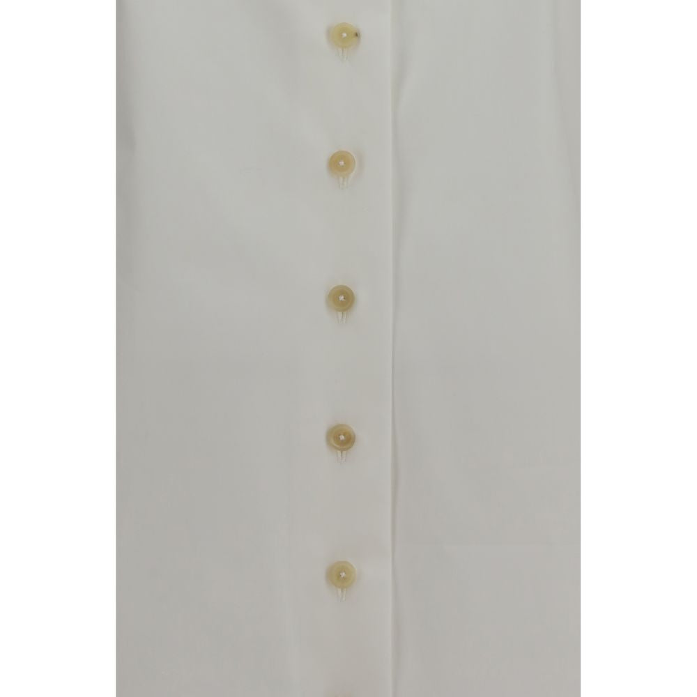 Khaite White Cotton Shirt