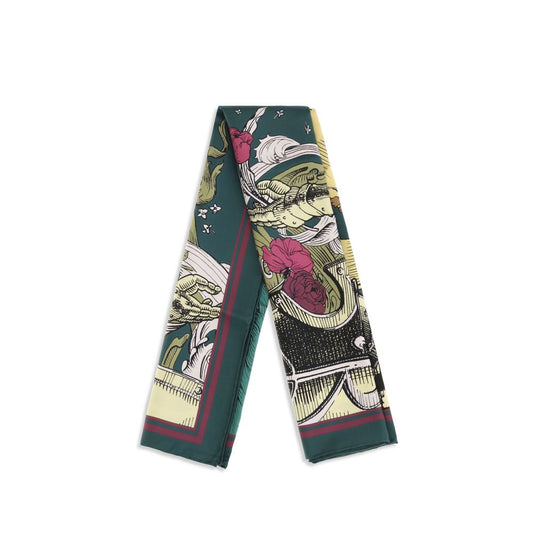 Burberry Bicolor Silk Scarf
