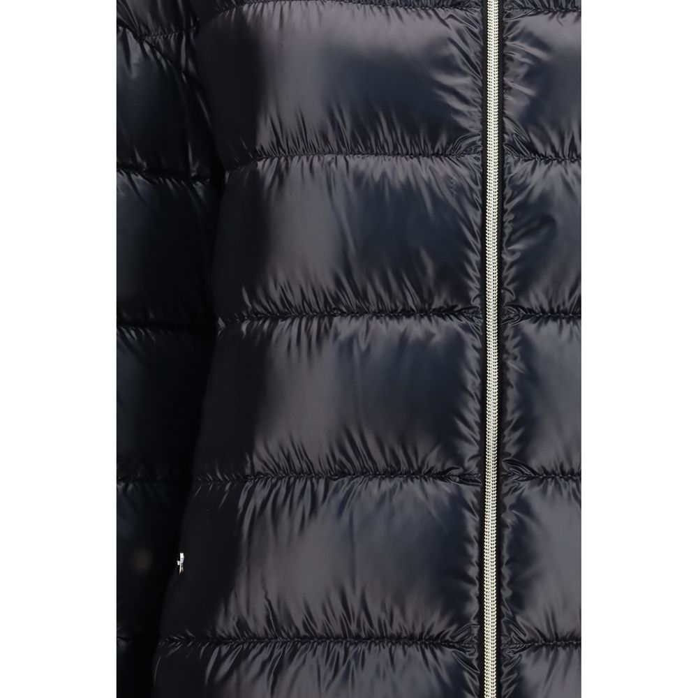 Herno Black Polyester Coat