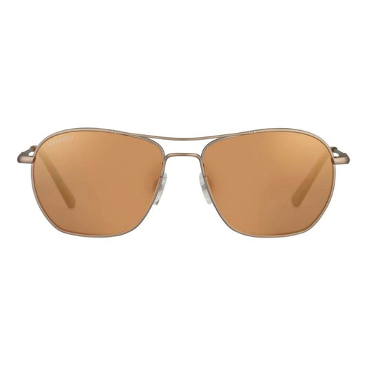 Serengeti Brown Metal Sunglasses