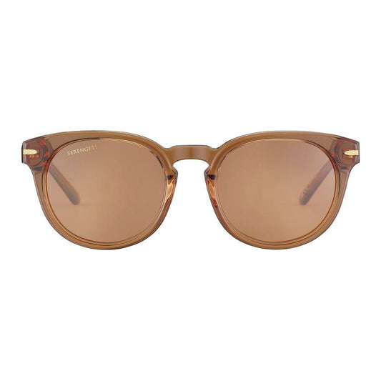 Serengeti Brown Resin Sunglasses