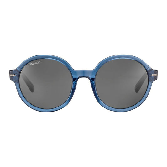 Serengeti Blue Resin Sunglasses