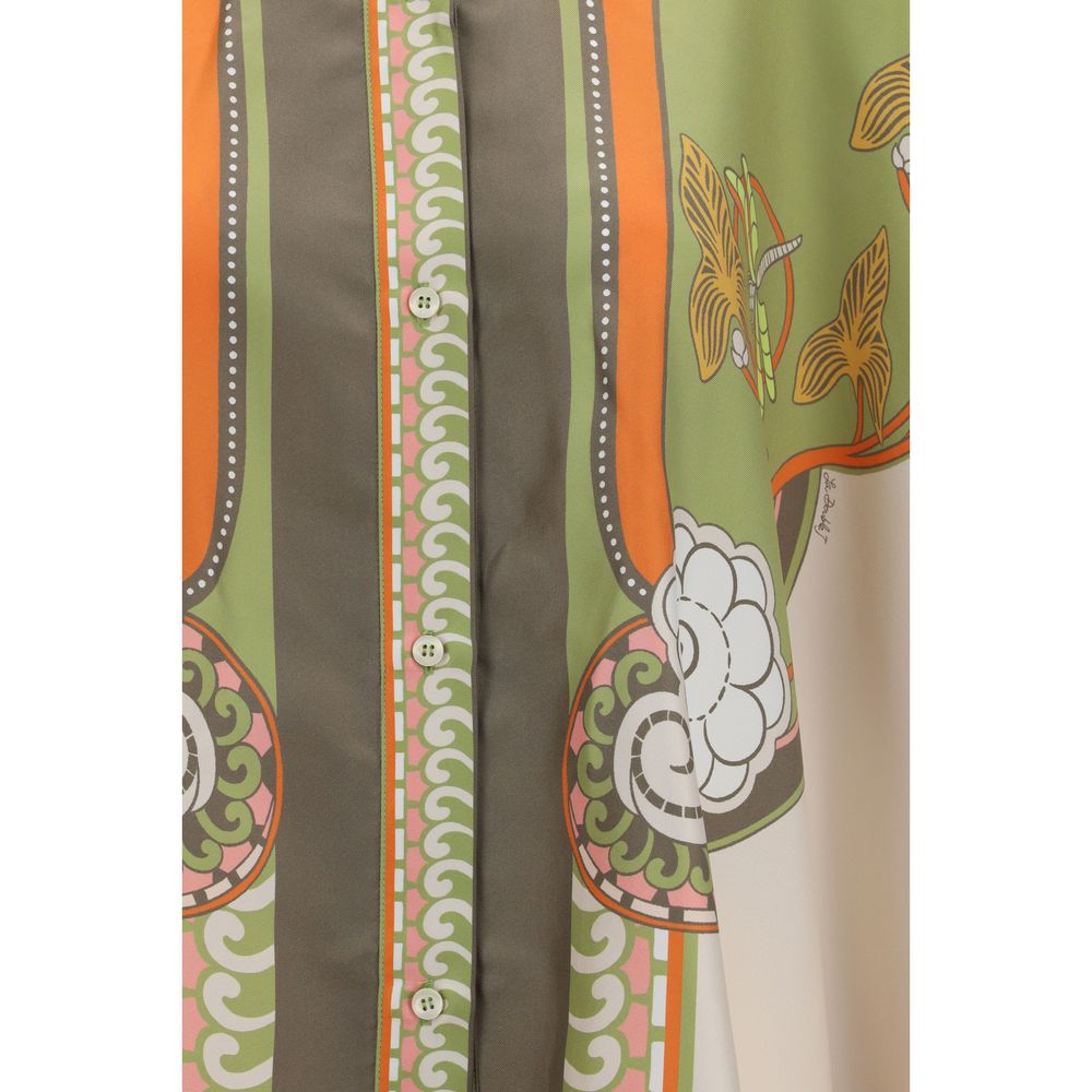La Double J Multicolor Silk Shirt