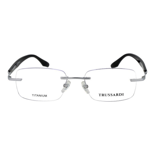 Trussardi Silver Stainless Steel Glasses (Frames)