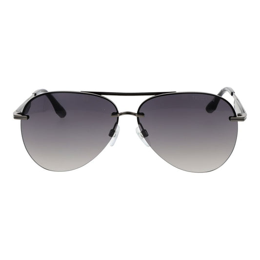 Trussardi Gray Metal Sunglasses